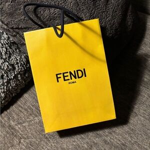 2ND RESTOCK Fendi Yellow Shopping Bag (Mini)